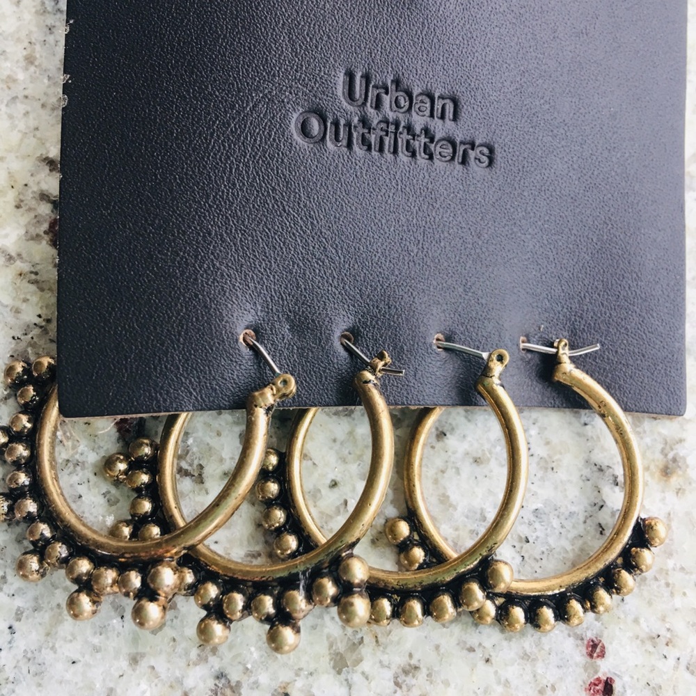 Urban Outfitters Golden Hoop Earrings